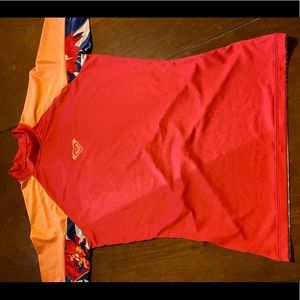 Roxy rash guard swim shirt